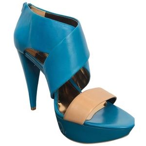 Carlos Santana Women's Mixer Leather Heels Sz 6.5